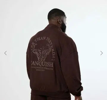 vanquish fitness 하프 지퍼 맨투맨