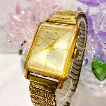 부동 SEIKO 세이코 스포츠맨 17석 렉탱귤러 빈티지