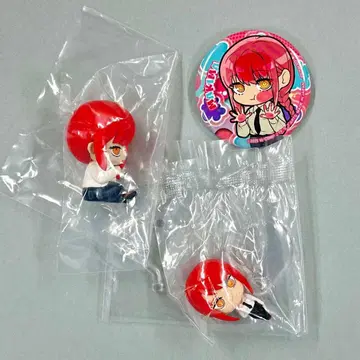 체인소 맨 레제편 [마키마 3개 세트] 캔뱃지 & 캡슐 토이 2개