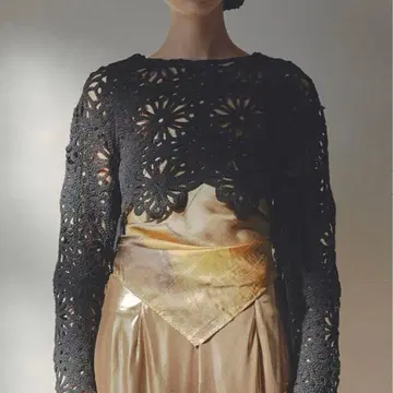 ameri vintage FLOWER SAINT LACE TOP