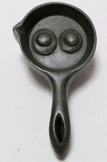 50s 빈티지 보이 스카우트 네커치프 슬라이드 계란 프라이 프라이팬