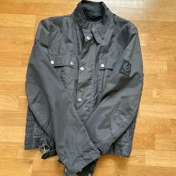 바이커풍 그레이 자켓 벨스타프