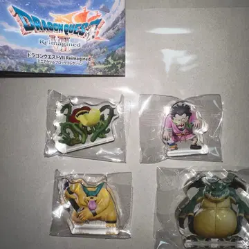 드래곤 퀘스트 7 미니 아크릴 블록 4종 세트