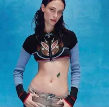 heaven by marc jacobs 크롭 긴팔 가디건