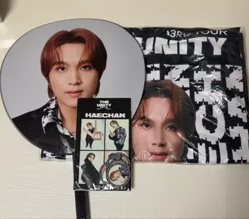 nct127 해찬 the unity 부채 스티커 타월