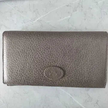 THEBRIDGE 그레이 가죽 장지갑