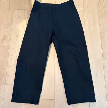 A.PRESSE 모터사이클 트라우저 네이비