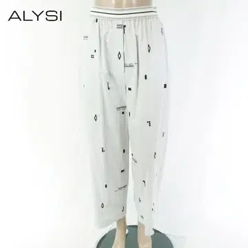 새상품 아리시 ALYSI 허리밴딩 팬츠 42 EPT1164 L 사이즈