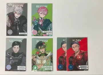 니지산지 8th Anniversary 랜덤 메탈 카드 6장 세트