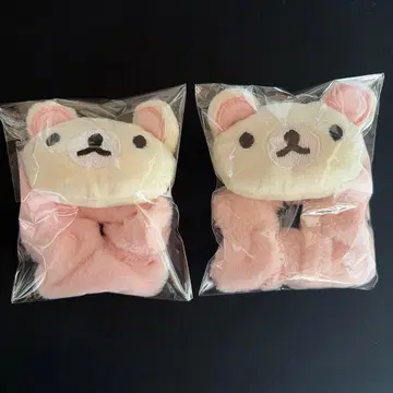 가격 인하! 코리락쿠마 페이스 마스코트 포함 스크런치 2개 세트