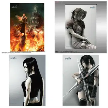 월 스크롤 비주얼 에어리스 티파 유피 FF7AC 리메이크