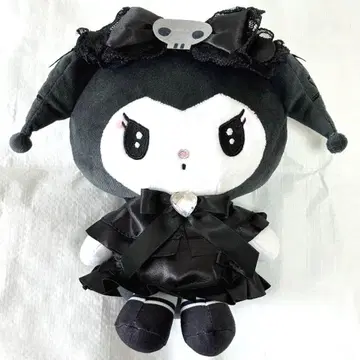 산리오 심야의 멜로쿠로 쿠로미 빅 파우치 봉제 인형 [ 새상품 ]