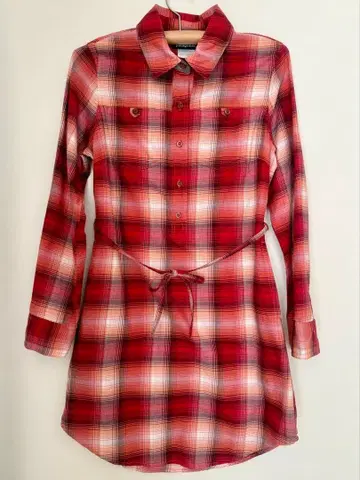 patagonia 파타고니아 플란넬 셔츠 원피스 US2