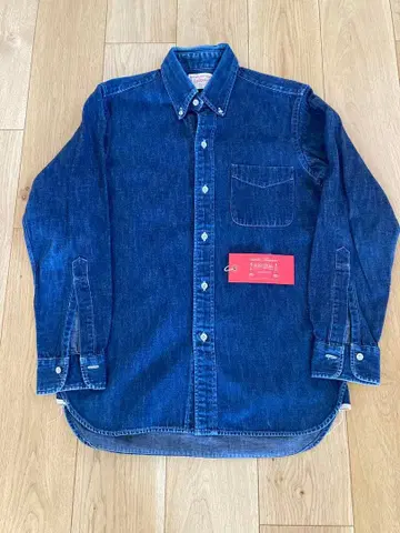 봉쿠라 boncoura 버튼 다운 셔츠 데님