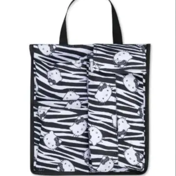 키티 수납 포함 티슈 케이스 제브라