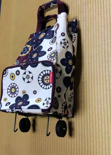 꽃무늬 캐리어 백 약 50cm