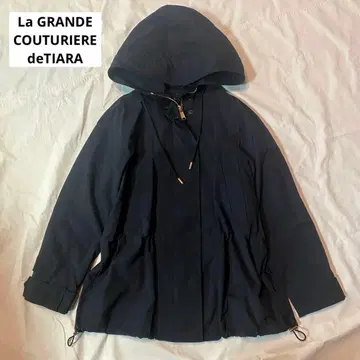 La GRANDE COUTURIERE deTIARA 마운틴 후드티 블랙
