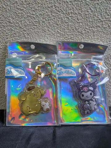 통통이 키링 폼폼푸딩 쿠로미 세트