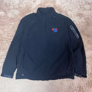 레어 STORMTECH 기업 로고 소프트쉘 자켓 XL 블랙 안감 플리스