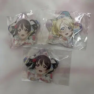 러브 라이브 별 모양 캔뱃지 야자와 니코 아야세 에리 유유유