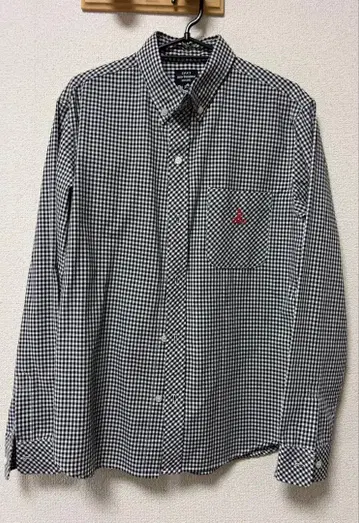 더 소프트머신 깅엄 체크 셔츠 L 사이즈