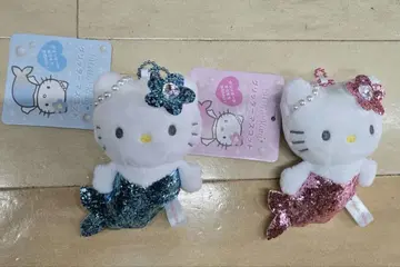 정가 4400엔 헬로키티 머메이드 키링 2개