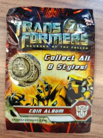미개봉 트랜스포머 리벤지 코인 앨범 메달 컬렉션