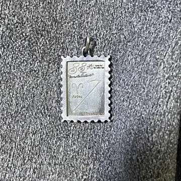 이터널 폰드 실버 별자리 우표 모티브 펜던트 탑