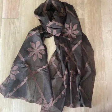 인도 아플리케 퀼트 스톨 흙 염색 오간자 카디 dosa