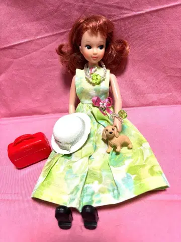 윳코짱 강아지와 리조트 외출 세트 쇼와 레트로