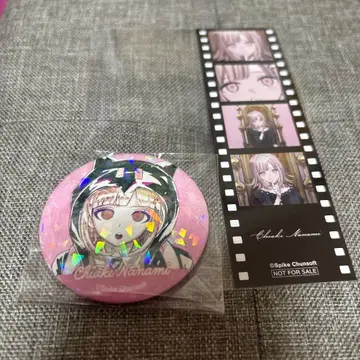 단간론파 AniArt 홀로그램 캔뱃지 나나미 치아키 필름