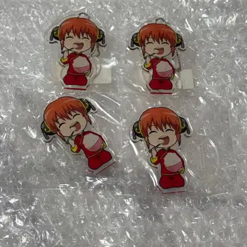 은혼 애니플렉스 BluRay 특전 카구라 아크릴 스탠드 4개 세트