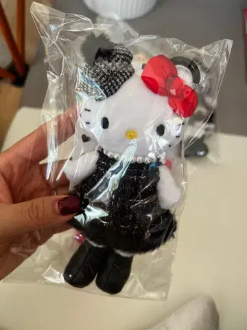 헬로키티 스타일업 컬렉션 트위드 드레스 마스코트