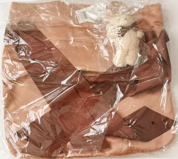 Maison de FLEUR 토끼 참 포함 더블 리본 토트백