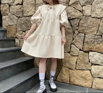 candy stripper 후루카와 유카 콜라보 원피스