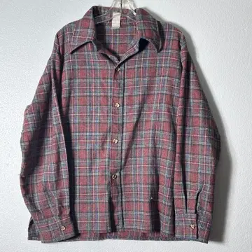 Jantzen 얀센 USA제 체크 셔츠 L 사이즈 빈티지