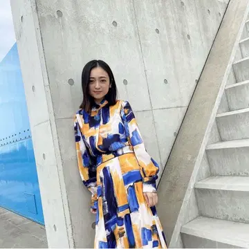 torico 볼륨 슬리브 블라우스 & 롱 스커트