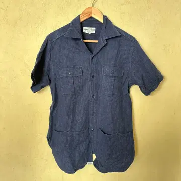 SASSAFRAS 사사프라스 인디고 워크 셔츠
