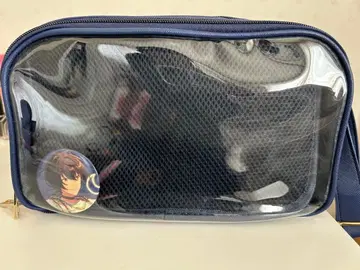 이타백 네이비 숄더