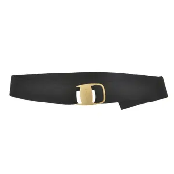 119 페라가모 베라 벨트 골드 컬러 리본