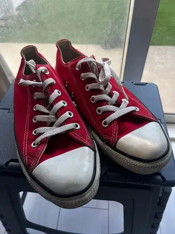 90s USA제 CONVERSE ALL STAR 빨간색 로우컷