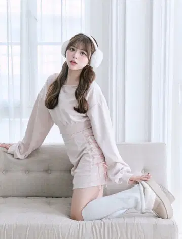 OLIVE des OLIVE Belle Charme 셋업 핑크