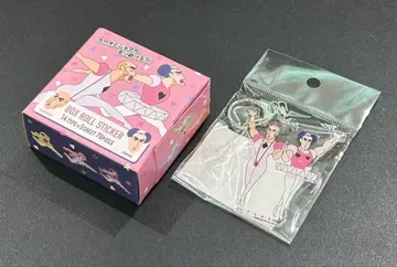 짱구는 못말려(크레용 신짱) 한정판 아크릴 키링과 박스 롤 스티커