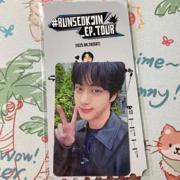 JIN 6/28 RUNSEOKJIN EP.TOUR bts 트레이딩 카드