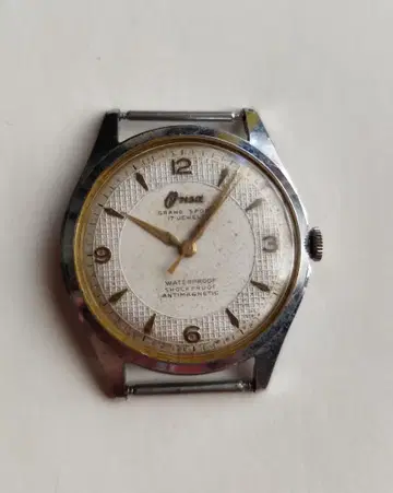 ONSA 수동 와인딩 빈티지 손목시계 Swiss Made 17석 작동품