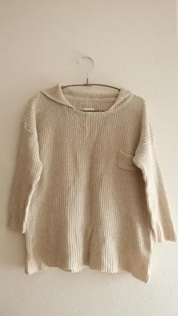 Gauze 거즈 니트 세일러 카라 풀오버 미사용 새상품급