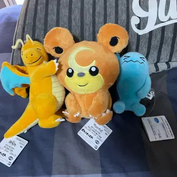 포켓몬 봉제 인형 세트 망나뇽 페르시온 해너츠