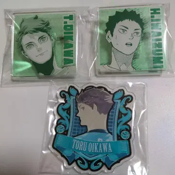 하이큐 하이큐전 하이큐!! 아크릴 배지 오이카와 토오루 이와이즈미 하지메