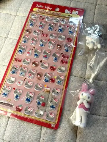 산리오 라이브 캐릭터즈 봉봉 드롭씰 폭신폭신 스노우 가챠