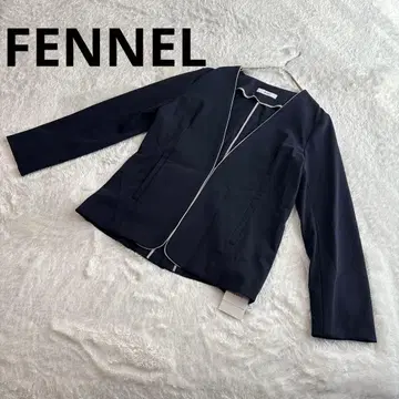 [ 새상품 ] FENNEL 노카라 자켓 네이비 페넬 야마다야